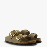 Brown sandals, front view