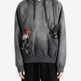 DOUBLET - Unisex Trompe L’Oeil Embroidery Hoodie