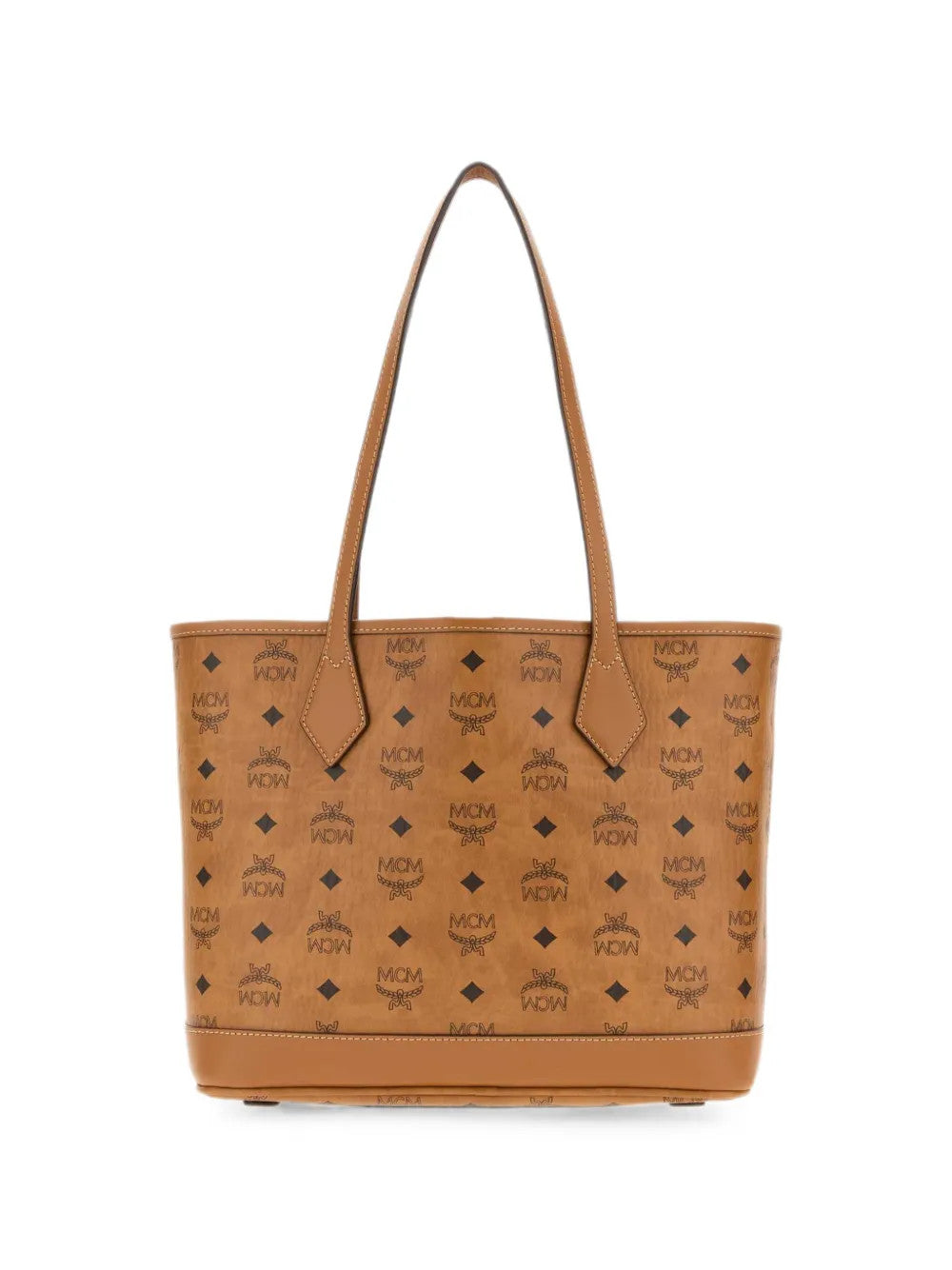 Tan bag, front view