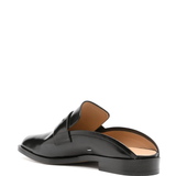 Black mule, back view