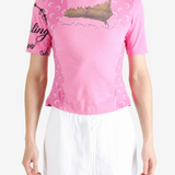 MARINE SERRE - Women Upc Jersey SS Baby Fit T-Shirt