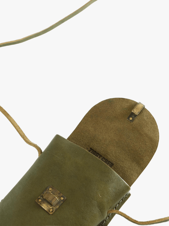 Green bag, front view