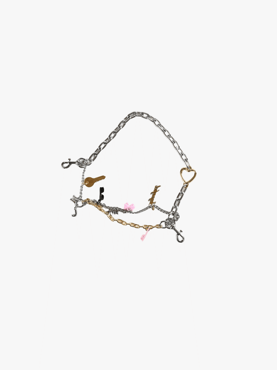 Grey strap, front view