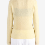 AURALEE - Women Baby Suri Alpaca Sheer Knit Skipper Polo