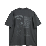 Grey t-shirt,back view