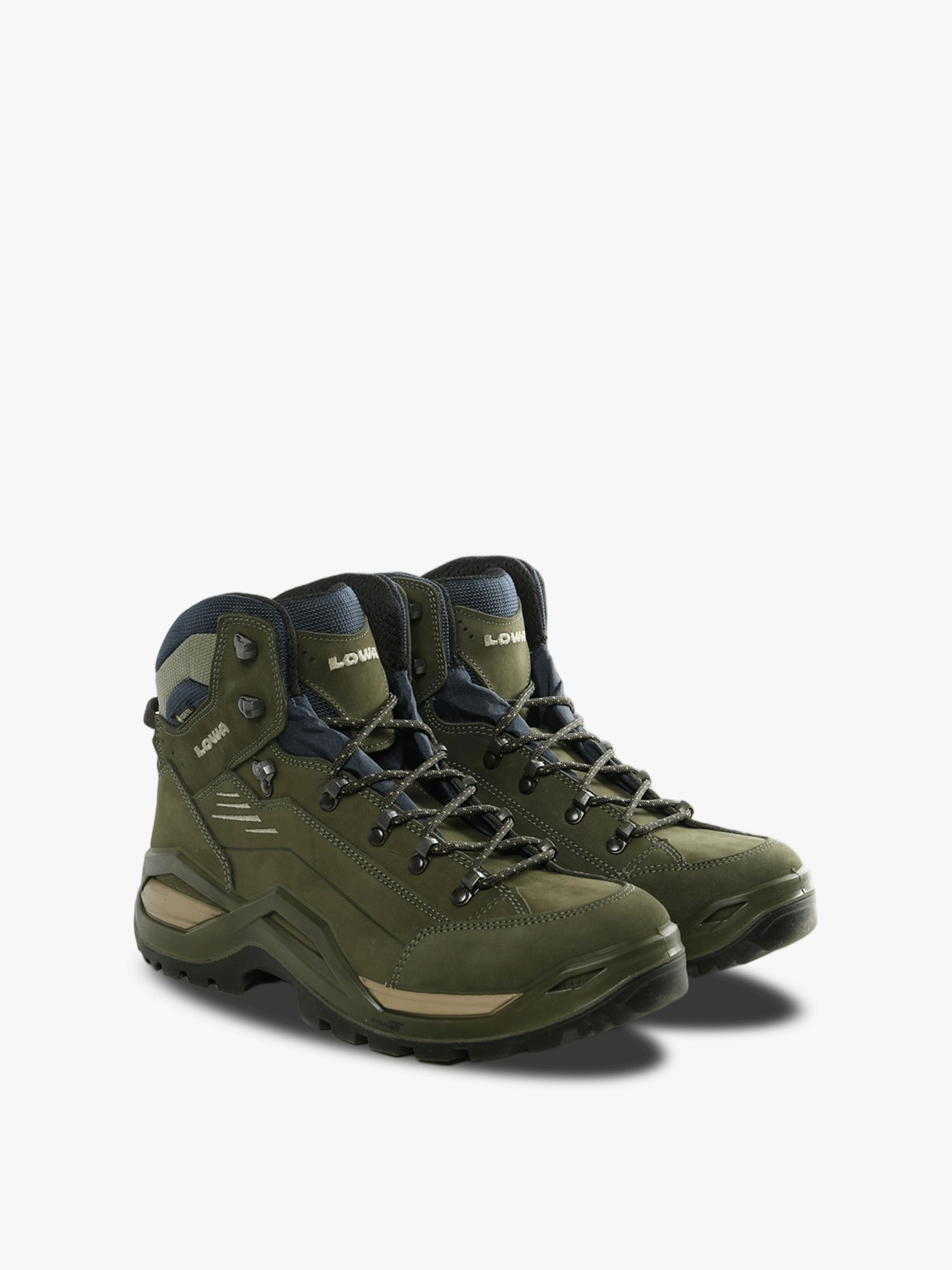 Green sneakers, side view