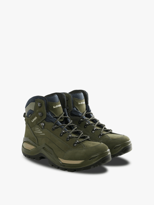 Green sneakers, side view