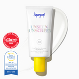 White sunscreen, front view