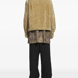 Tan jacket, full body view