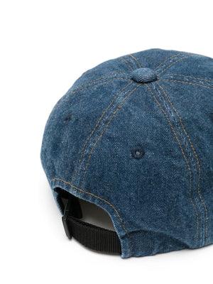SONG FOR THE MUTE Men Washed Denim Cap