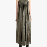 Green dress,back view