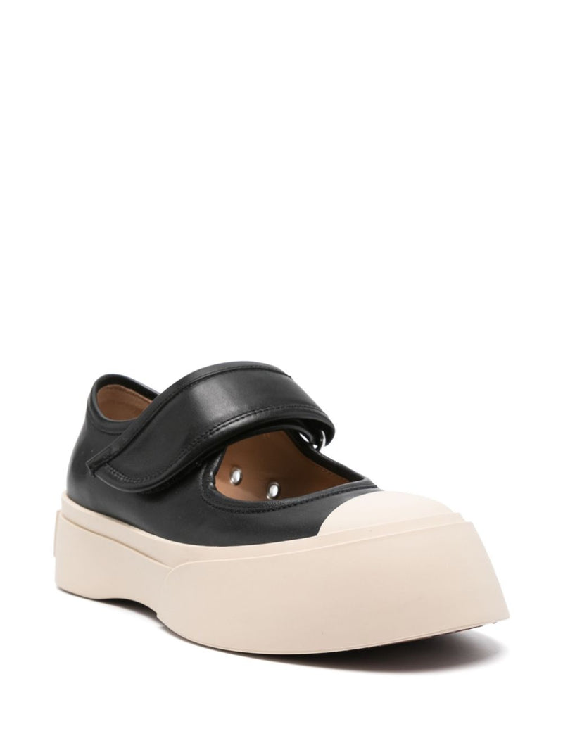 MARNI - Women Leather Pablo Mary Jane Shoes