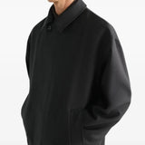 Black jacket, front view