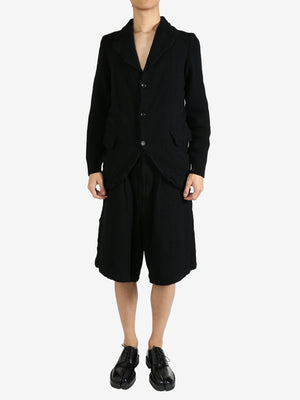 COMME DES GARCONS SHIRT - Men Wool Blend Serge Jacket