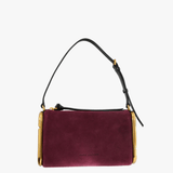 Burgundy bag, front view