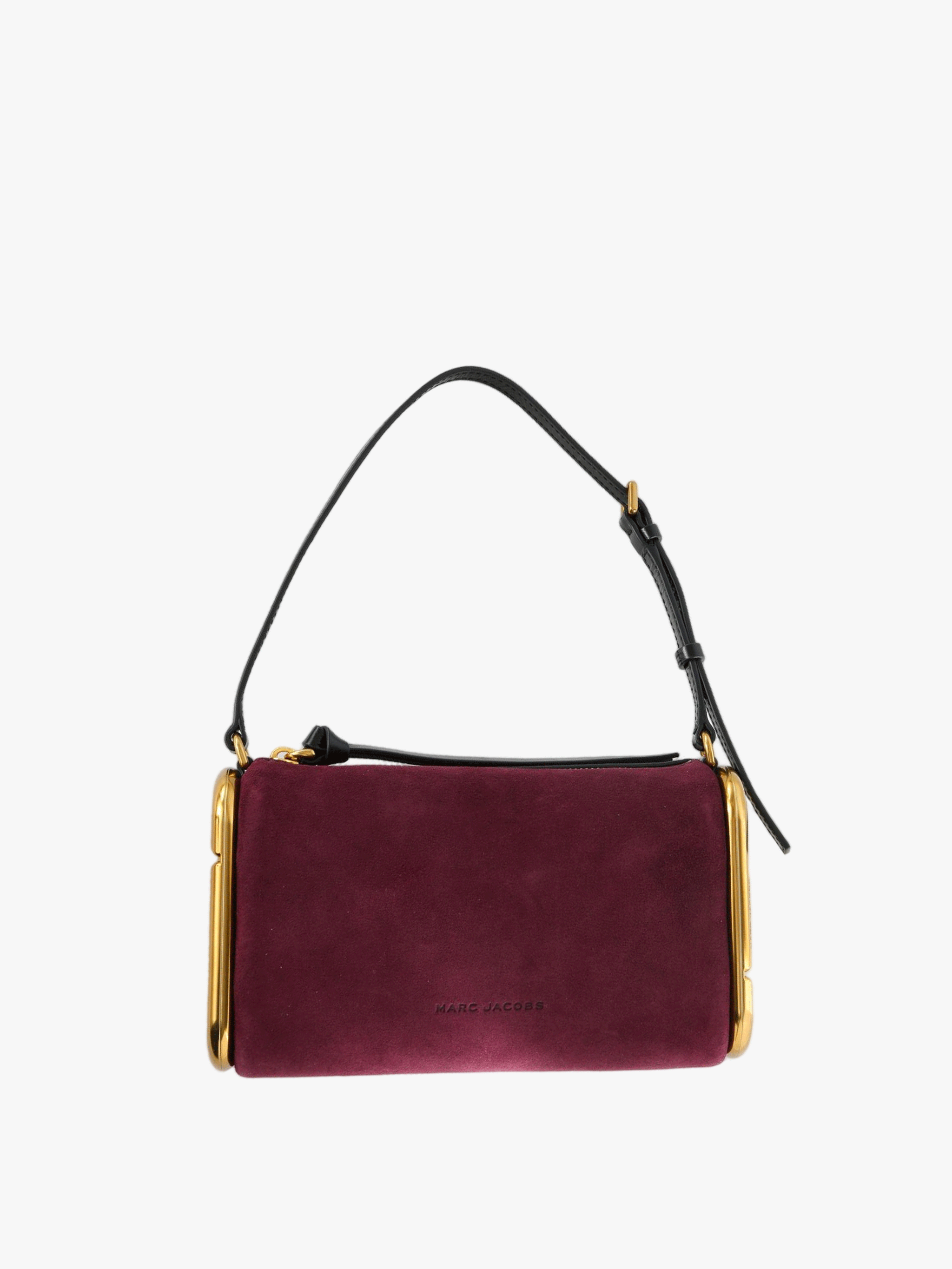 Burgundy bag, front view