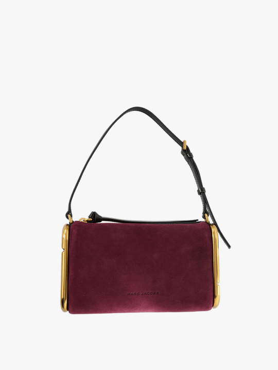 Burgundy bag, front view
