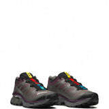 Purple shoes, front view