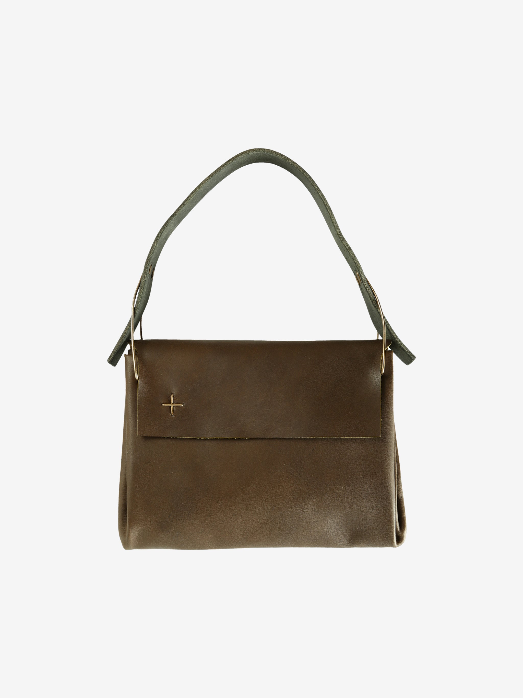 Green bag, front view