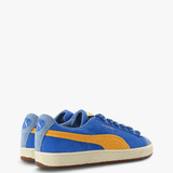 Blue shoes, side view