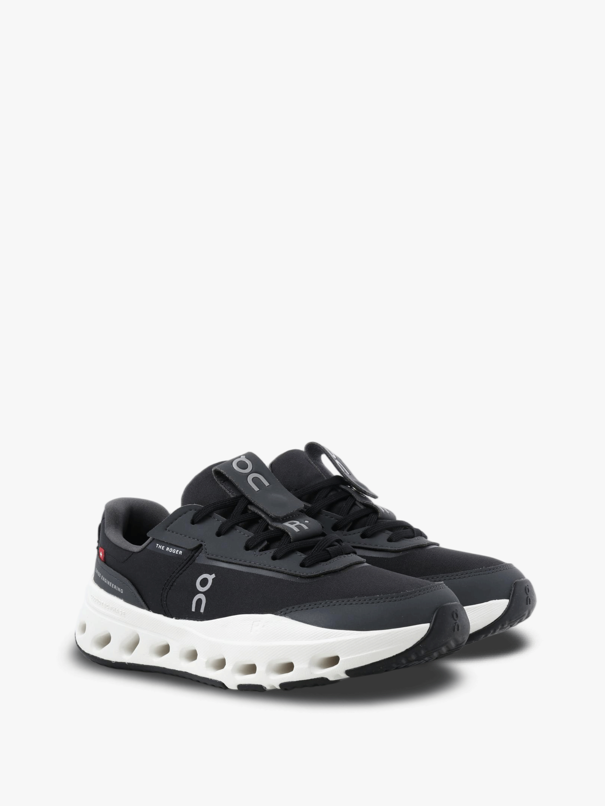 Black shoes, front view
