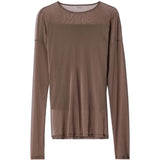 Brown top, front view