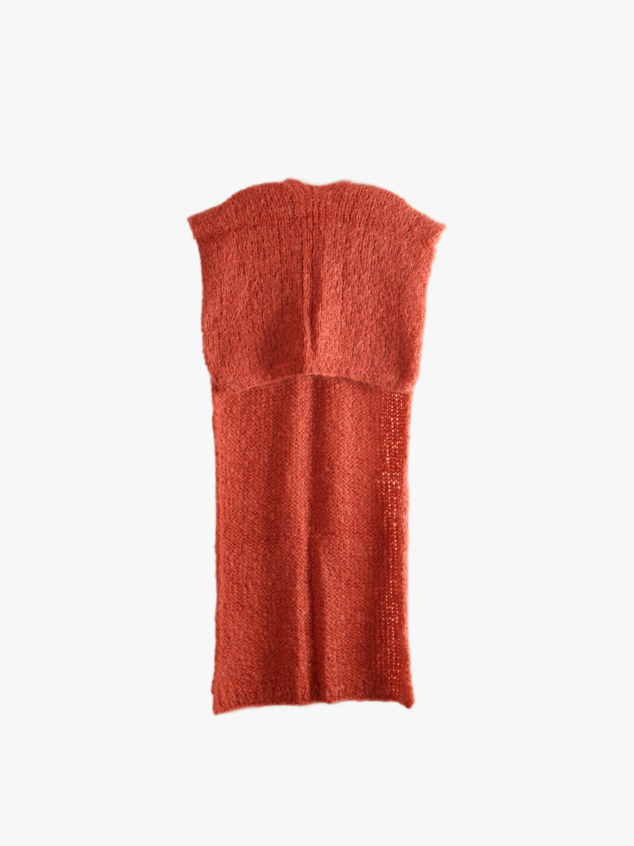 Orange scarf, front view