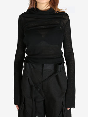 ANN DEMEULEMEESTER - Women Tizziana Drop Shoulder Long Sleeve Knitt