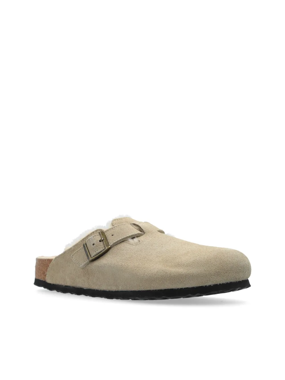 Tan sandals, front view