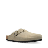 Tan sandals, front view