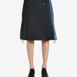 Black skirt worn by a person, showing the skirt 's fit