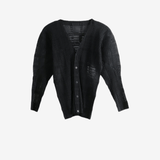 Black shirt, front view