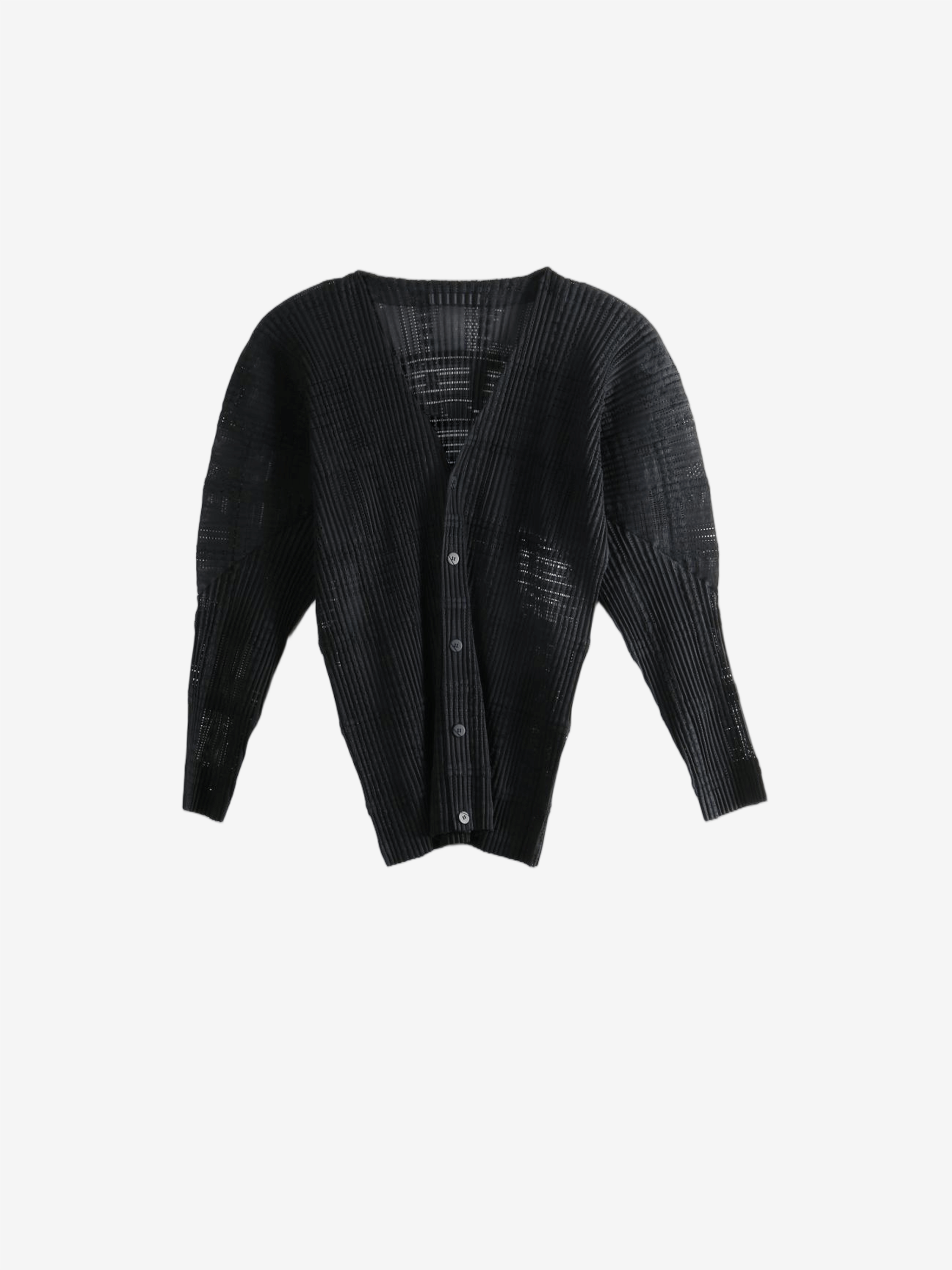 Black shirt, front view