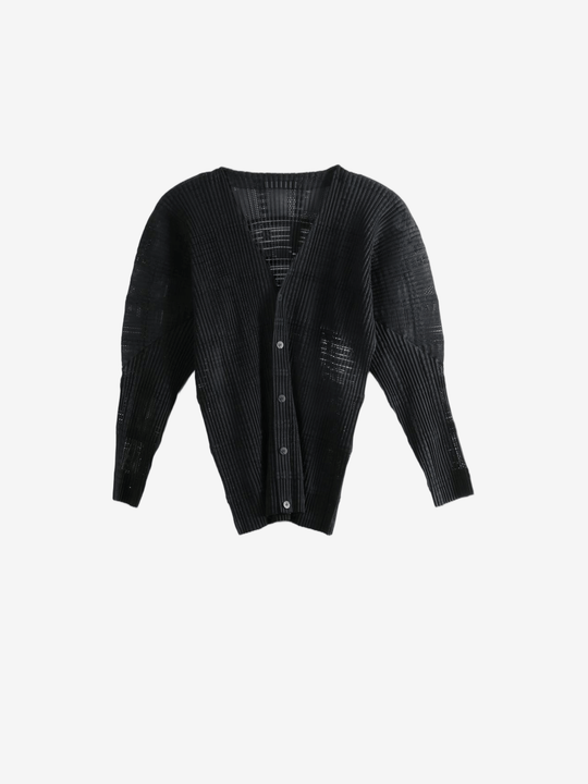 Black shirt, front view