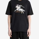 Black t-shirt, front view