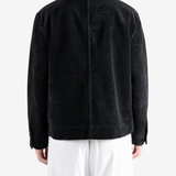 Black jacket, front view