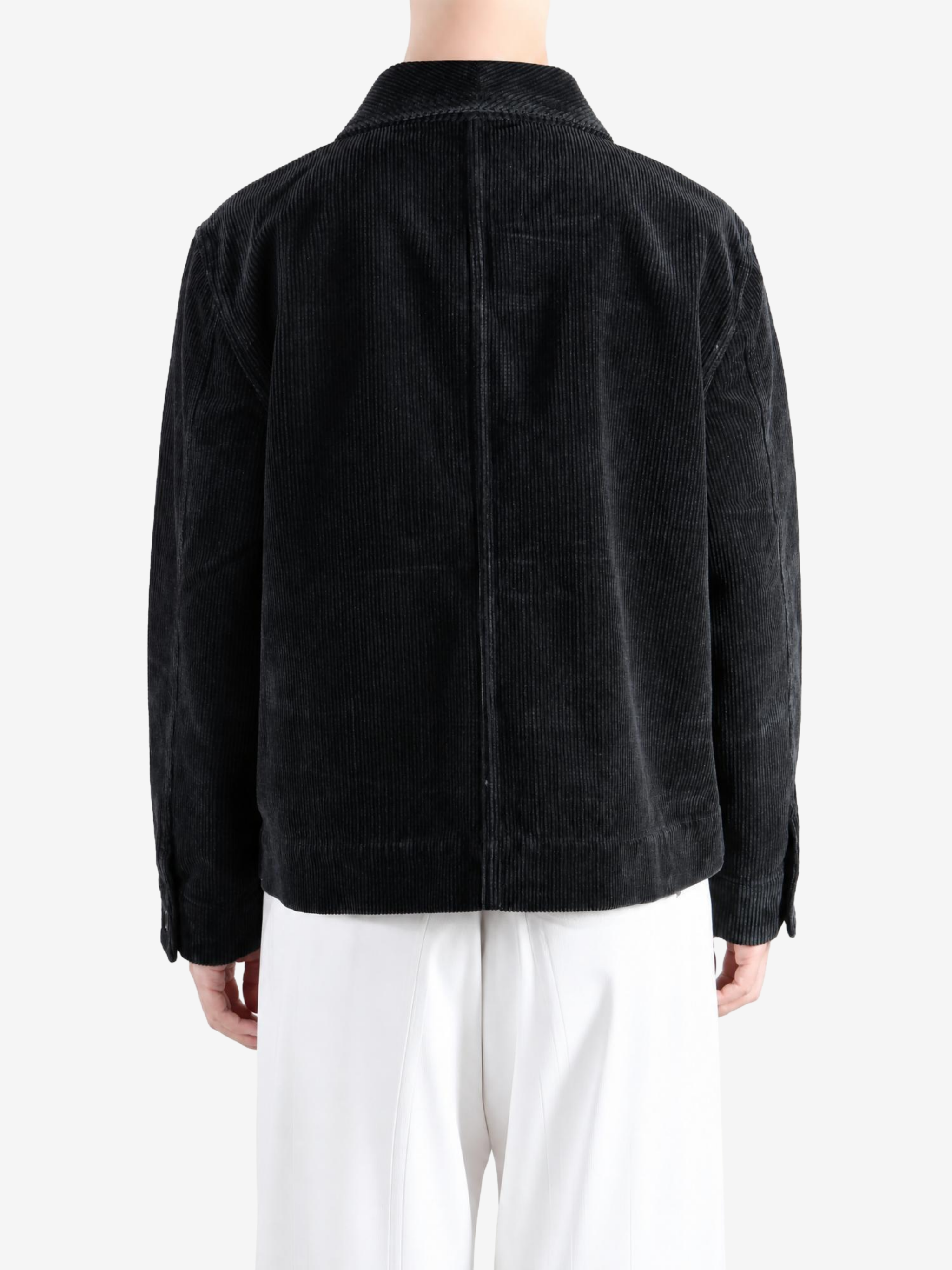 Black jacket, front view