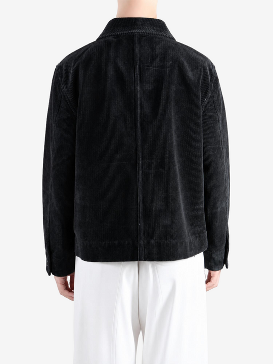 Black jacket, front view