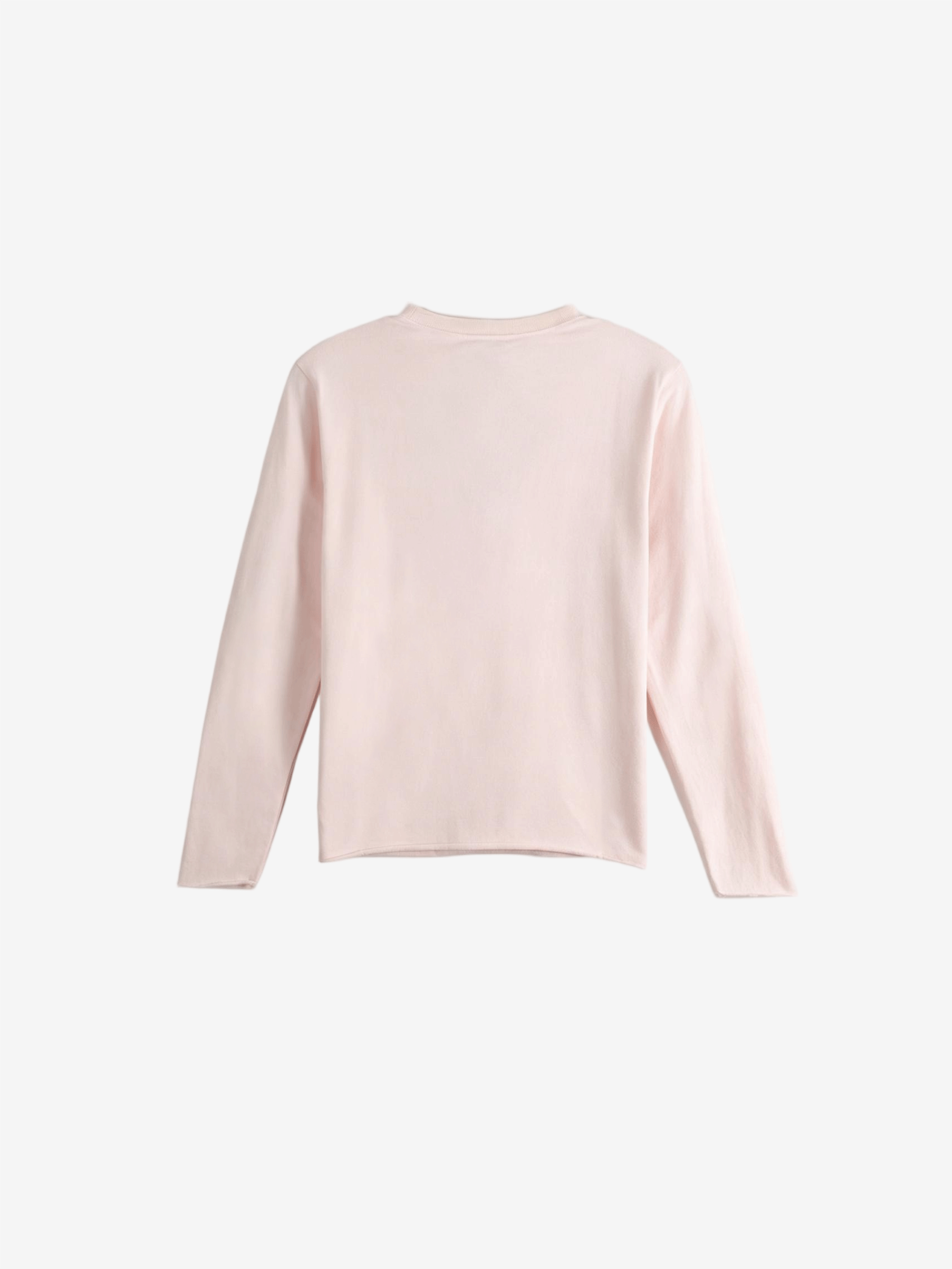 Pink t-shirt, back view