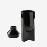 Black candle, side view