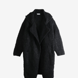Black knitwear, front view