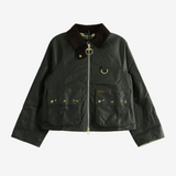 Green jacket, front view
