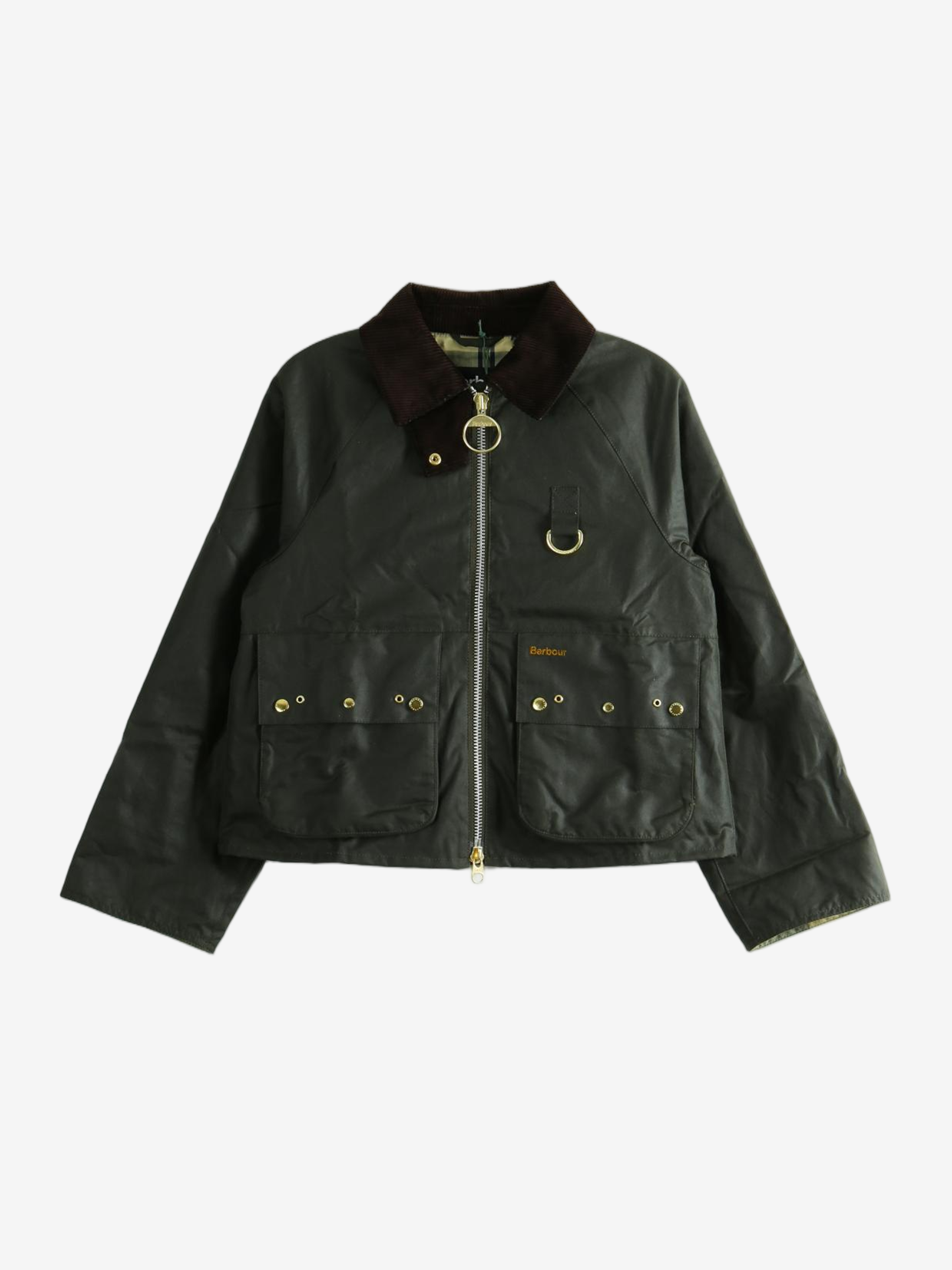 Green jacket, front view