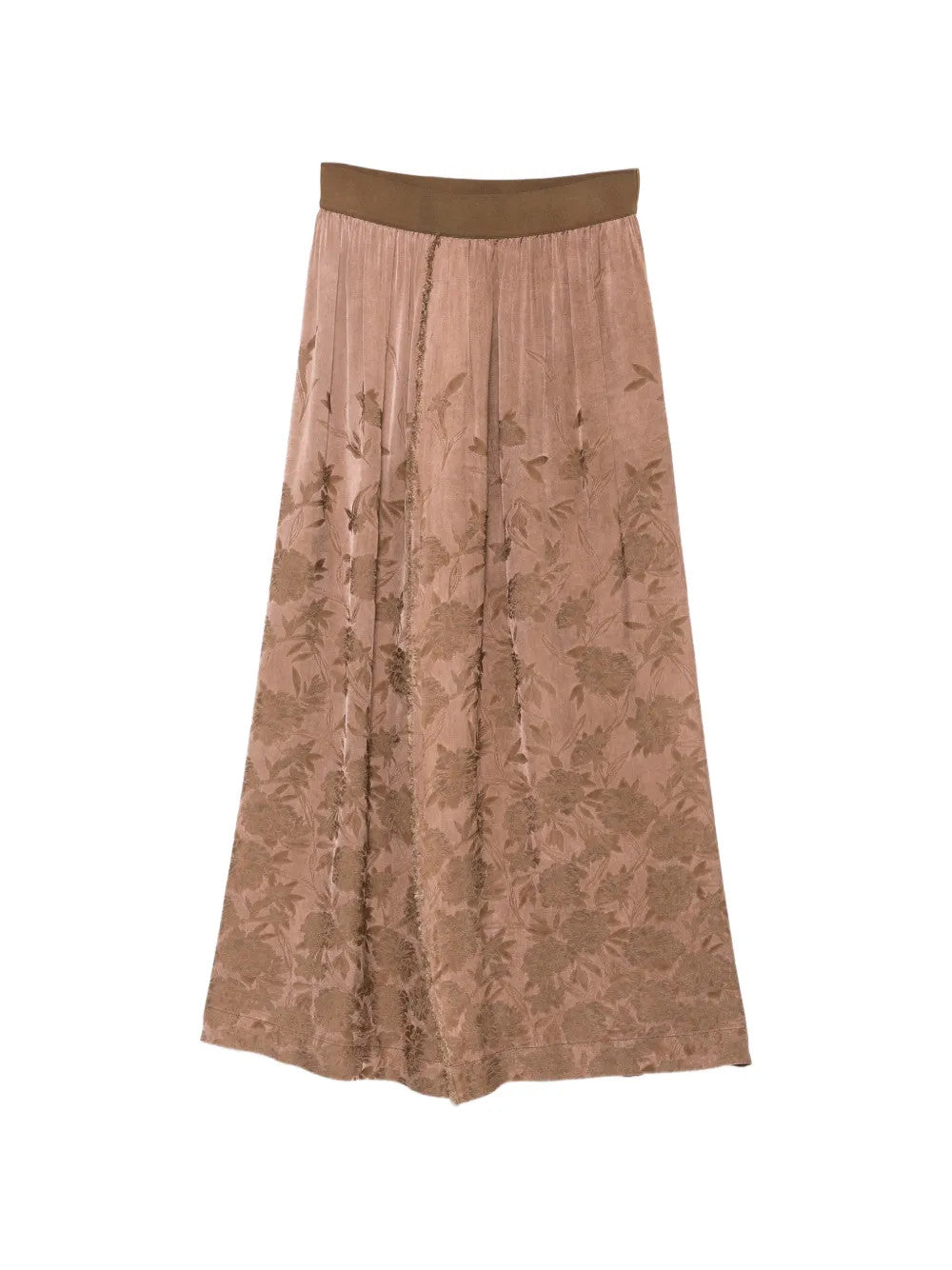 Brown skirt, front view