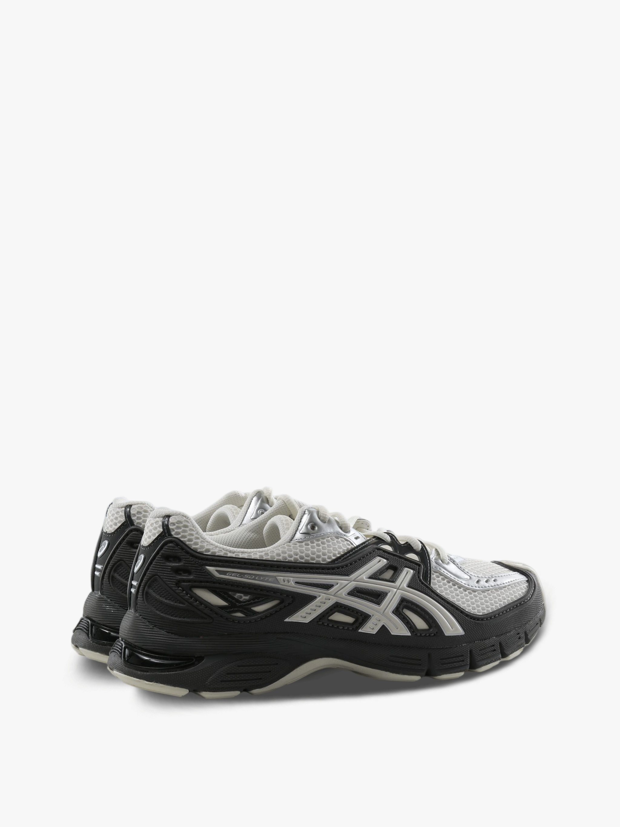 Grey shoes, side view