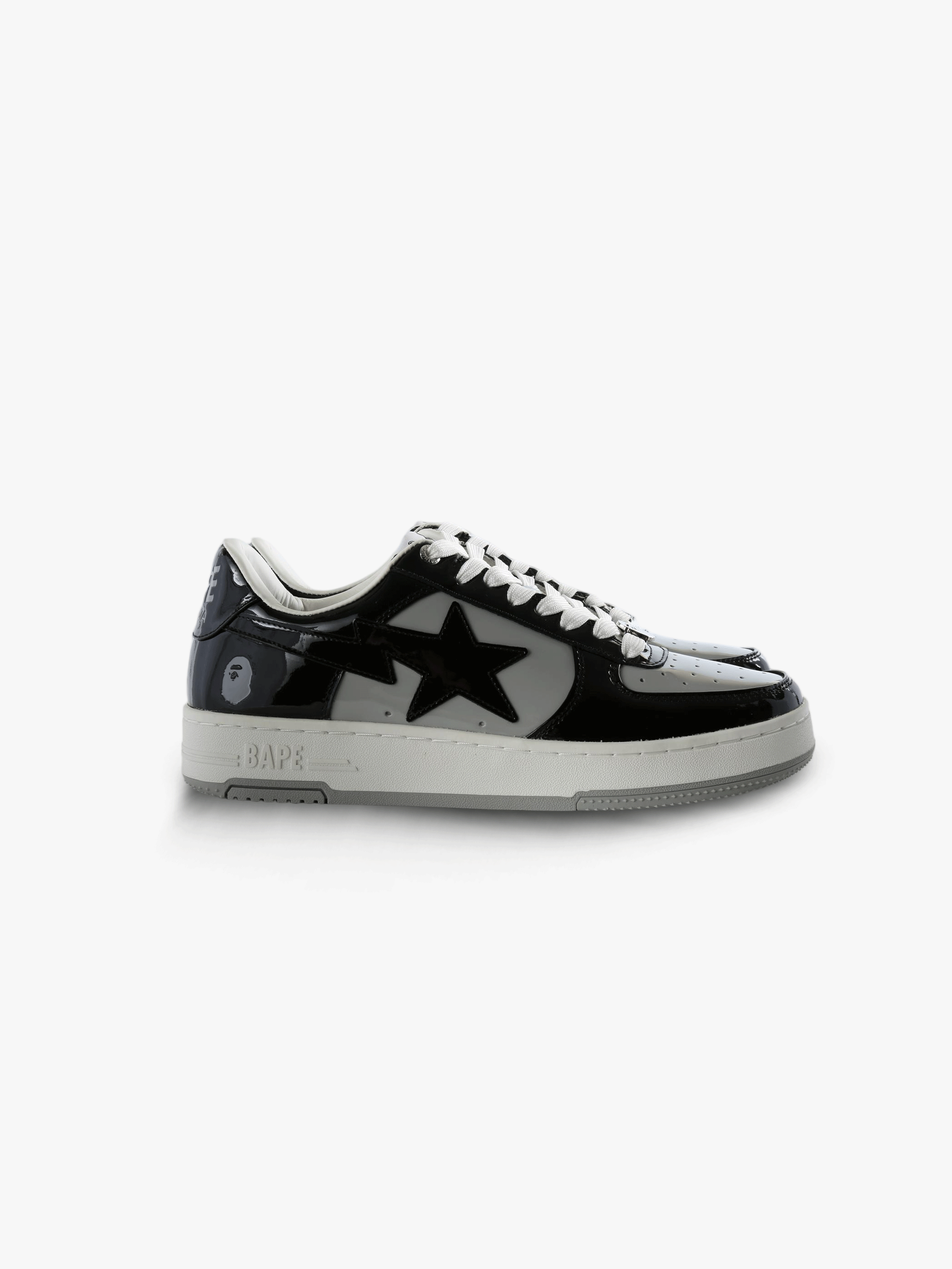 Black shoes, side view