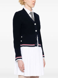 THOM BROWNE - Women Textured Stitch Classic Cardigan