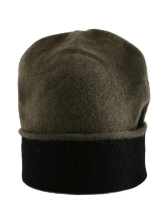 Brown hat, front view