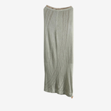 Green skirt, front view