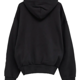 Black hoodie,back view